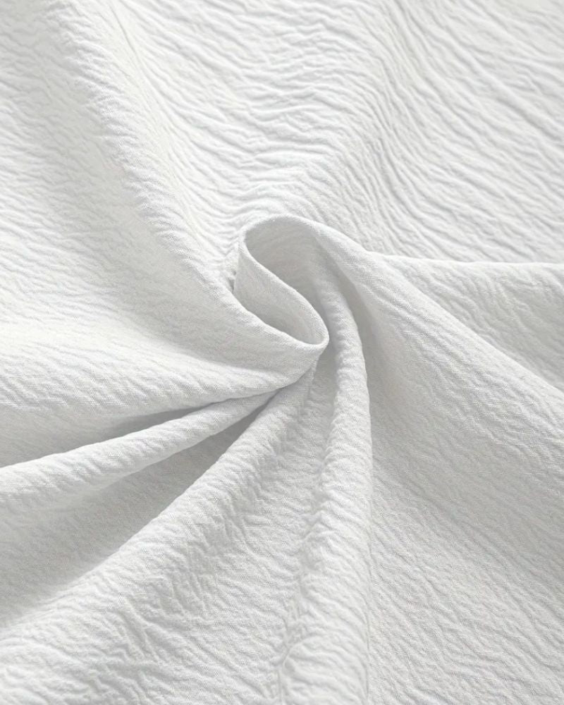 Classic White Textured Shirt