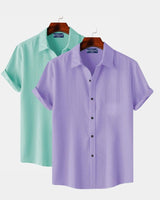 Pack of 2 Pastel Serenity Shirts Combo