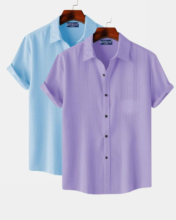 Pack of 2 Sky Bloom Shirts Combo