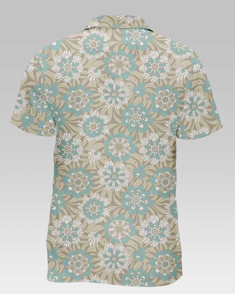All Over Flower Print Shirt For Men