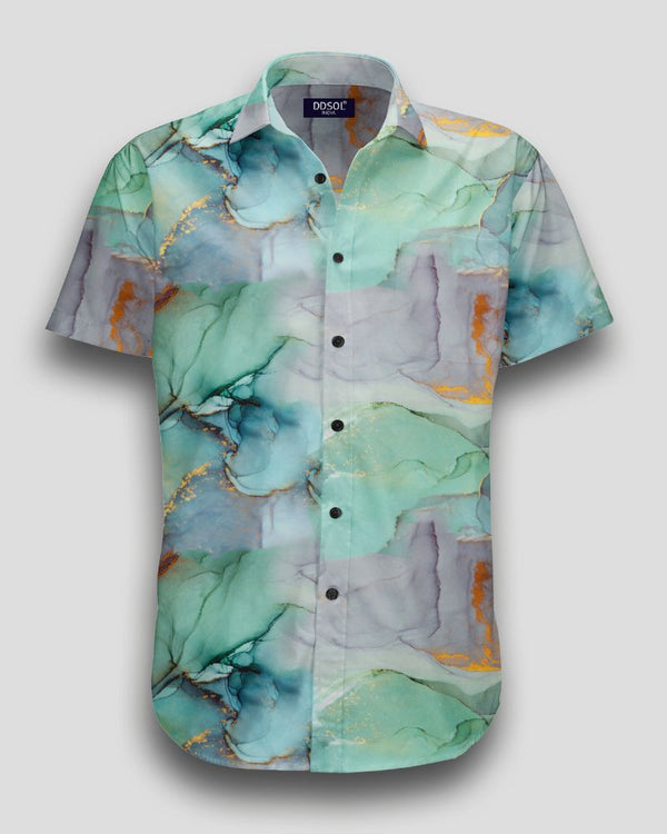 Bright Marble Pattern Shirt
