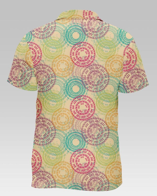 Divine Circles Printed Cotton Shirts