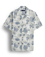 Men's Classic Toile Print Short Sleeve Shirt