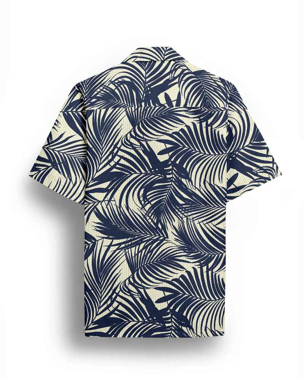 Men's Tropical Palm Leaf Print Shirt