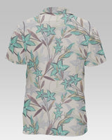 Creative Plant Printed Cotton Shirt