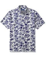 Hawaiian Design Casual Cotton Shirt