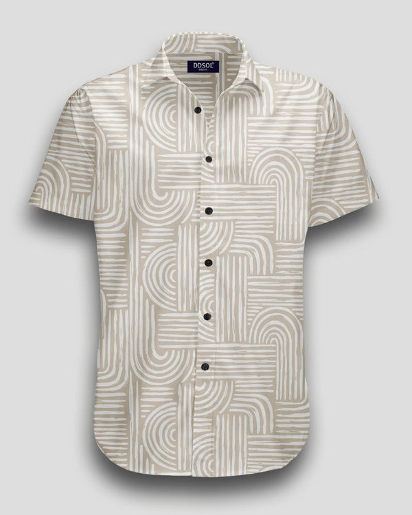 Curved Lines Regular-Fit Shirt