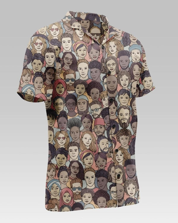 Multi-Face Printed Cotton Shirt