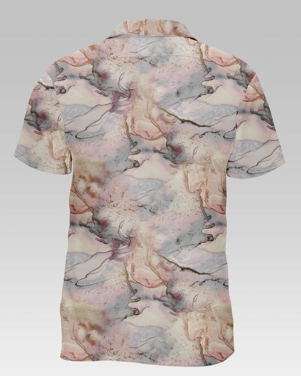 Marble Printed Cotton Shirt