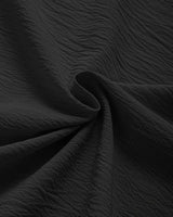 Black Solid Textured Shirt