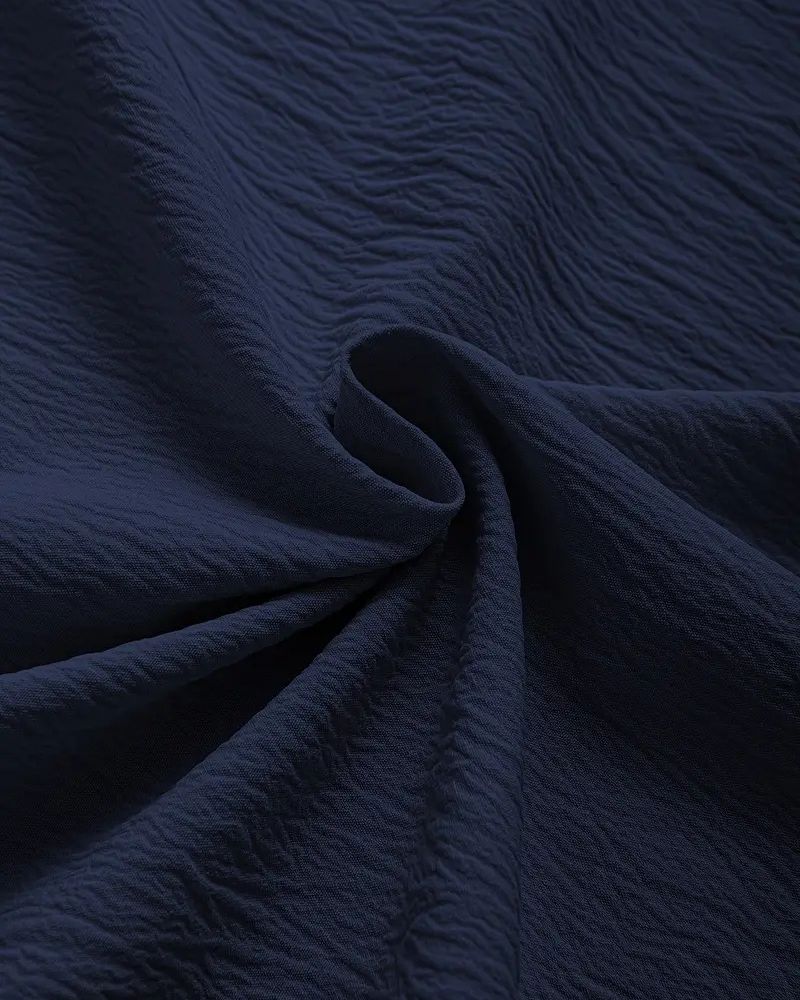 Blue Textured Men's Shirt