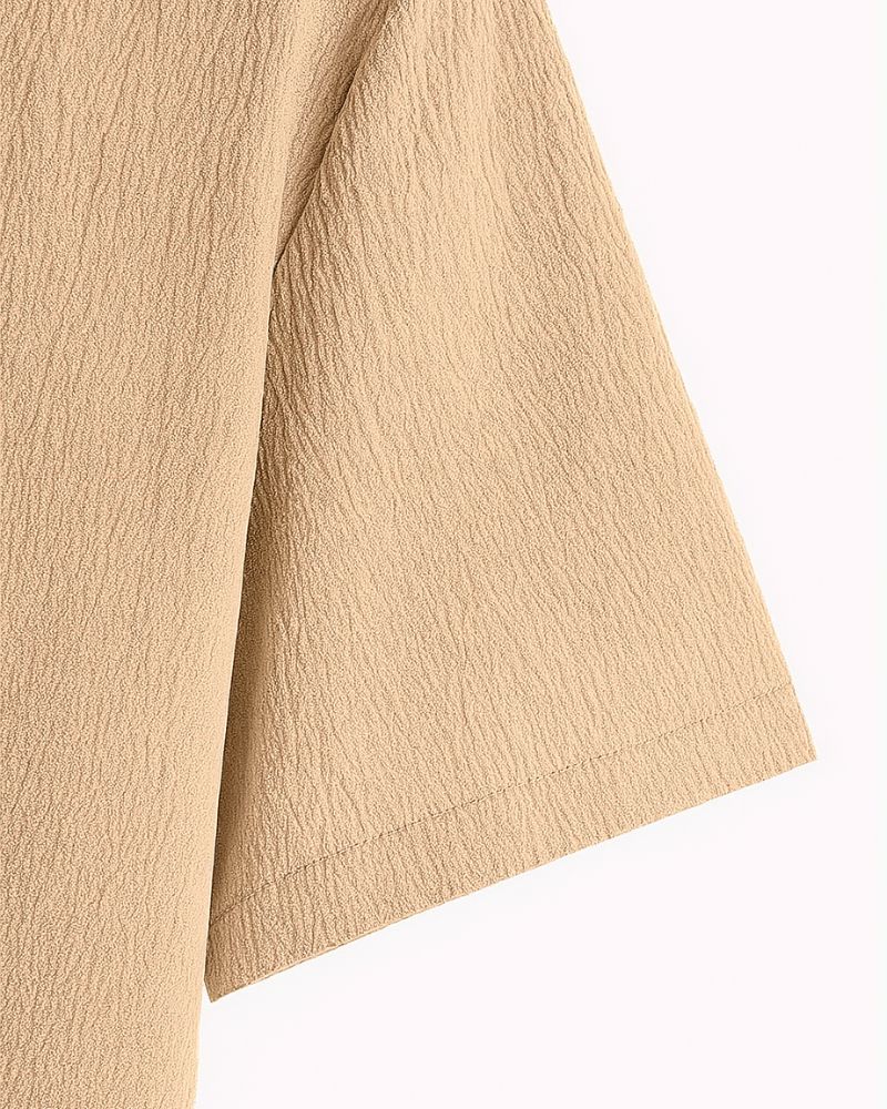 Beige Chiku Textured Shirt