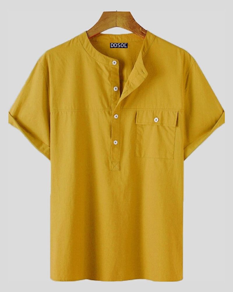 Golden Ember Premium Kurta Shirt