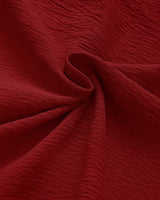 Benedict Maroon Textured Shirt