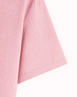 Bright Salmon Textured Shirt