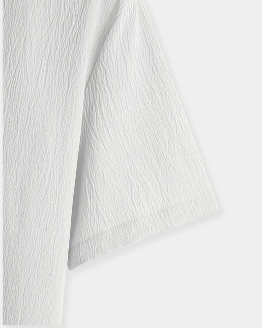Classic White Textured Shirt