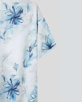 Posh Flower Print Shirt For Men