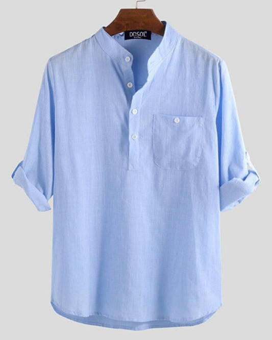 Men's Premium Sky Blue Kurta Shirt