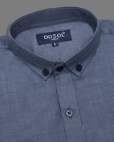 Stark Grey Oxford Cotton Shirt