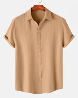 Beige Chiku Textured Shirt